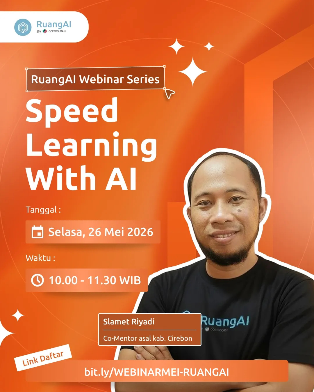 [EKSLUSIF WEBINAR]: Speed Learning With AI