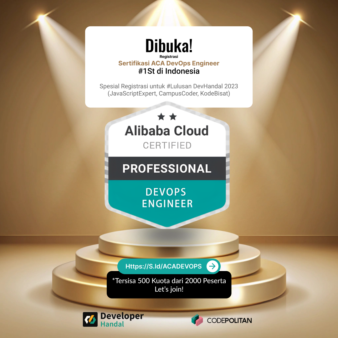Dibuka Registrasi Sertifikasi DevOps Engineer #1st di Indonesia