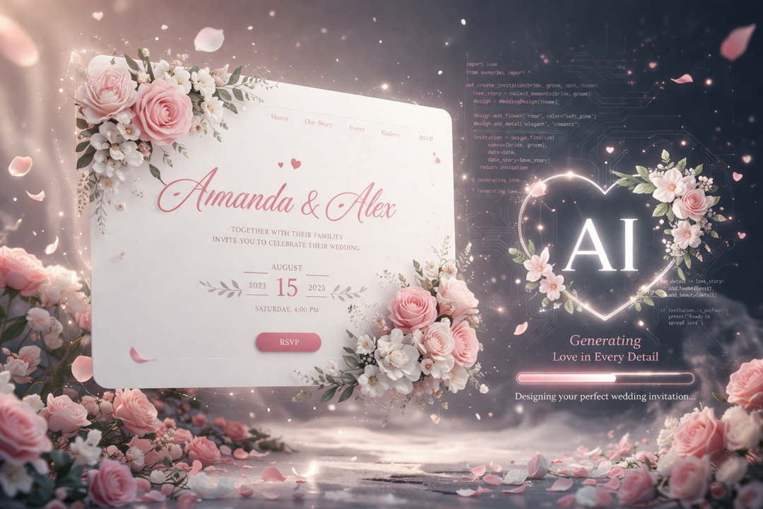 AI Assist Coding Website Undangan Pernikahan Online dalam 1 Jam