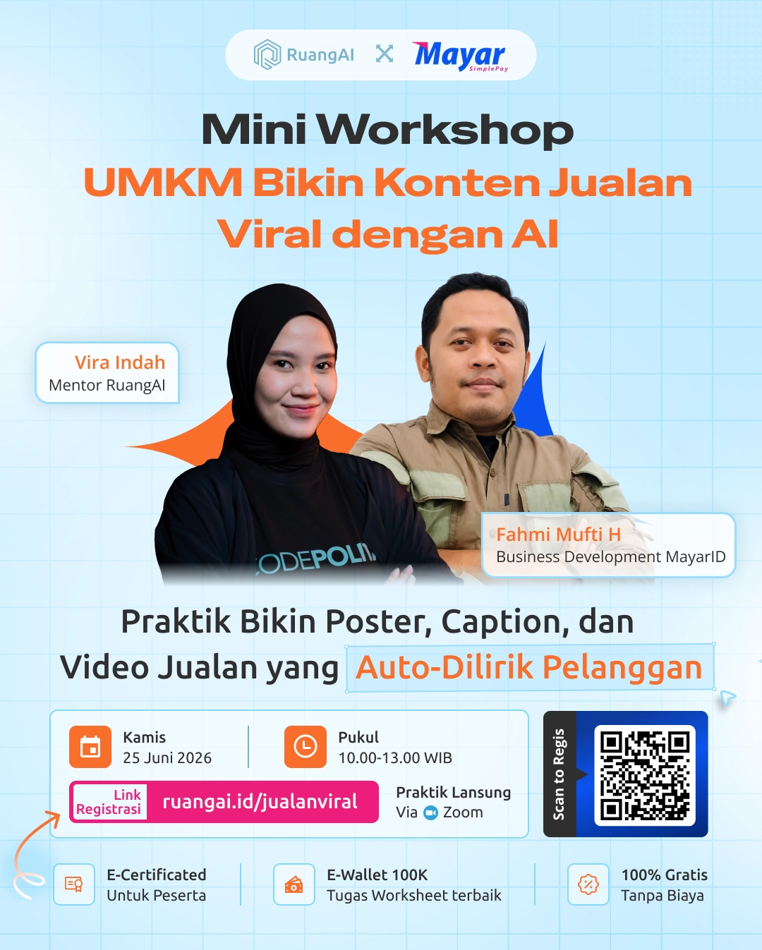 [Mini Workshop]: UMKM Bikin Jualan Viral dengan AI