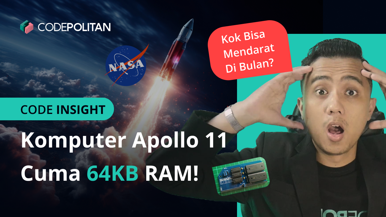 Komputer Apollo 11 Cuma 64KB RAM! Kok Bisa Mendarat di Bulan?