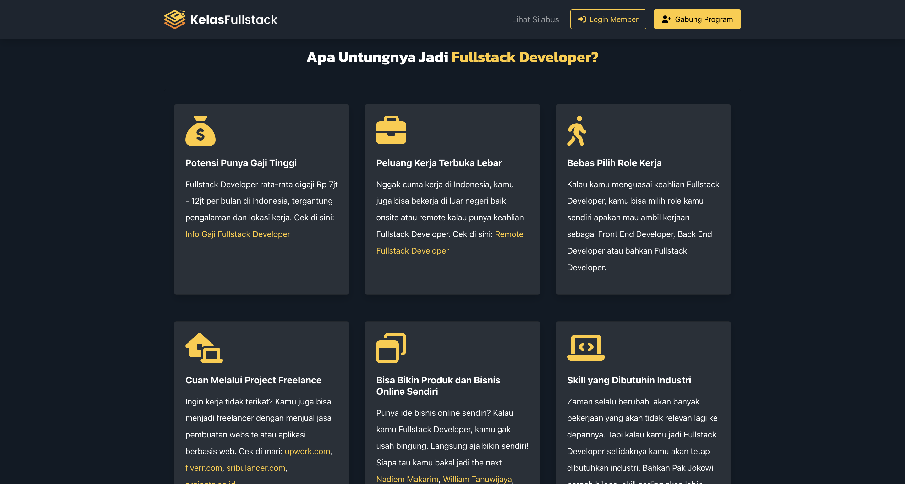 Dicari Orang yang Mau Digaji 13 Juta Sebagai Fullstack Web Developer!!!