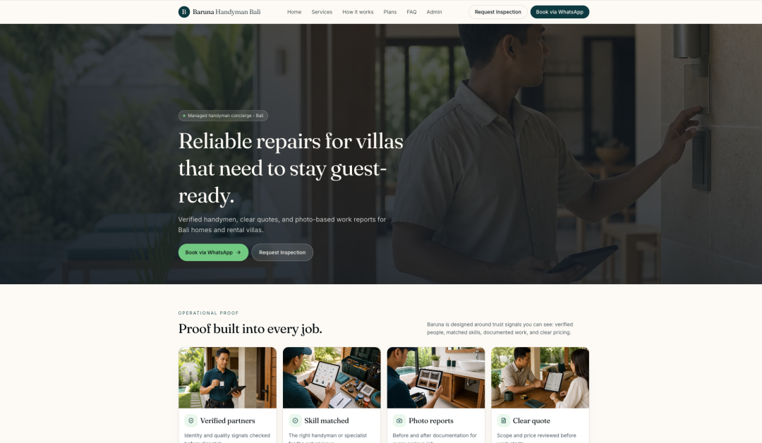 Baruna Handyman Bali
