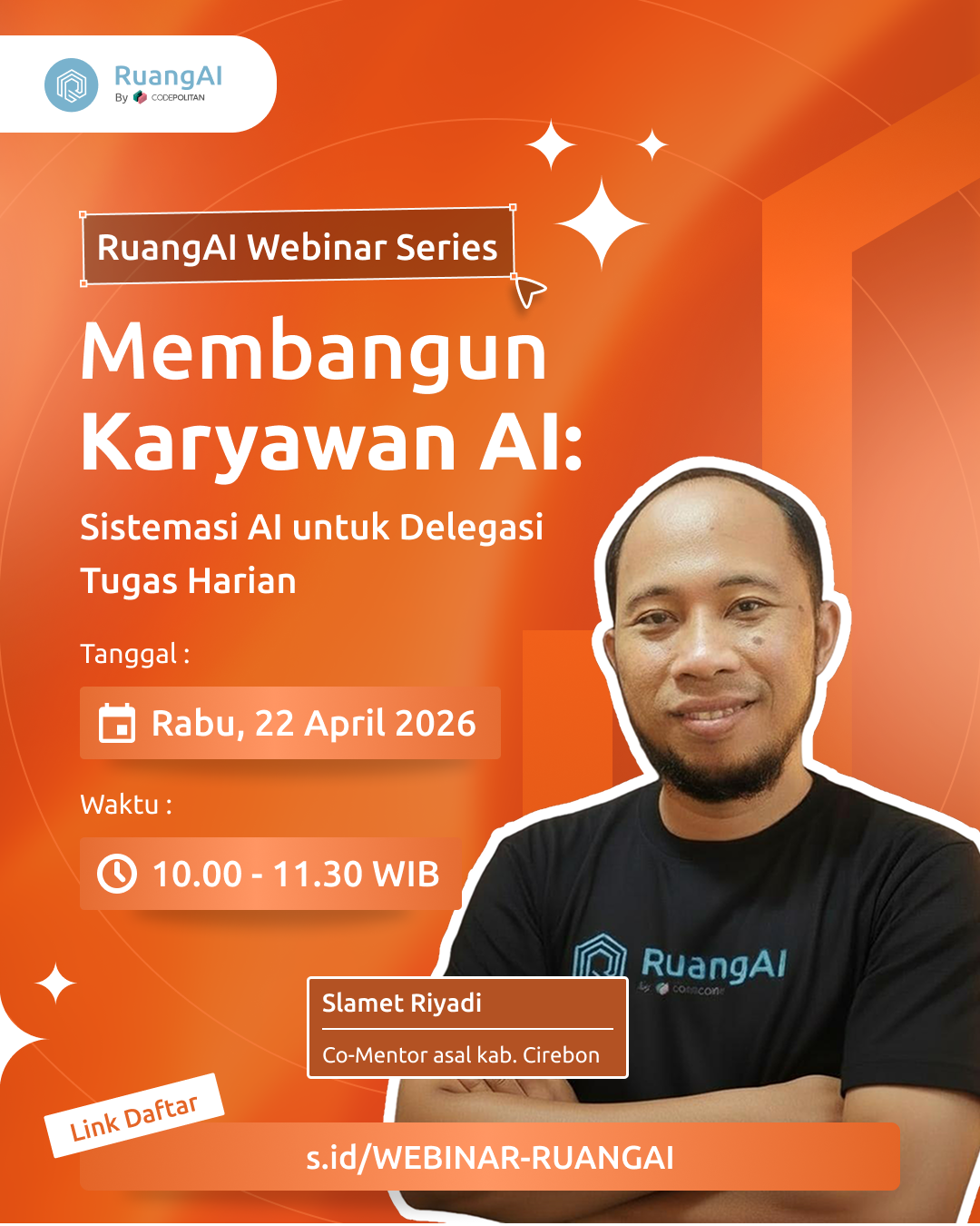 FREE WEBINAR: BANGUN KARYAWAN AI SEKARANG
