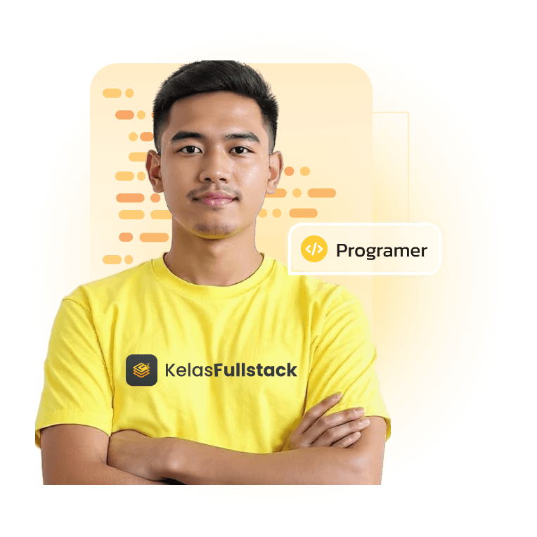Programmer in yellow shirt