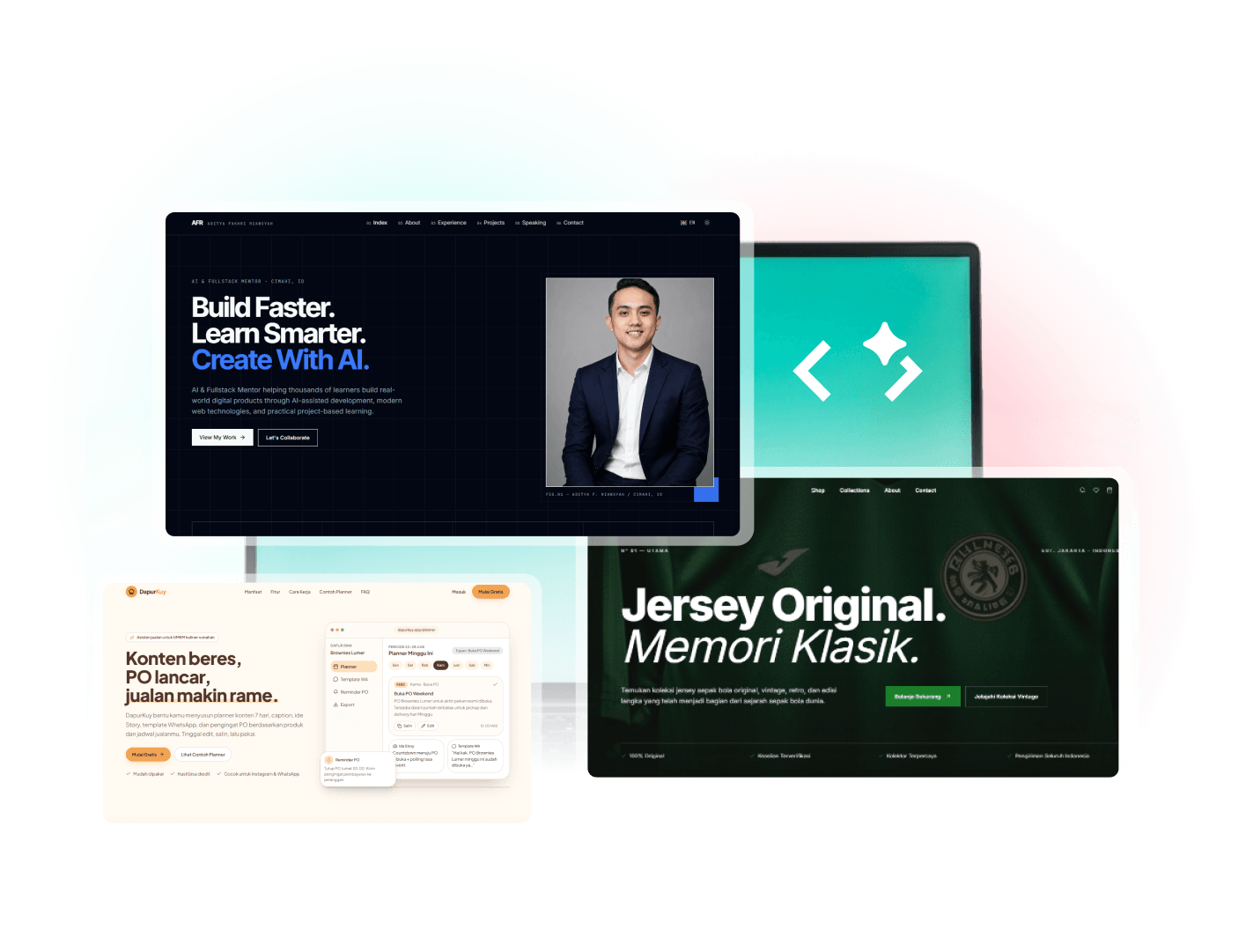 Stack of projects