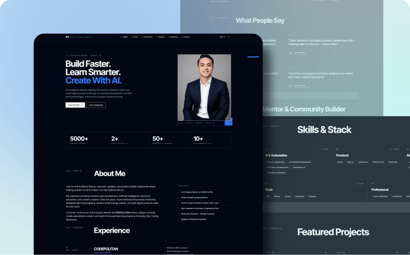 Thumbnail Project Level 1 — Personal Portfolio Website