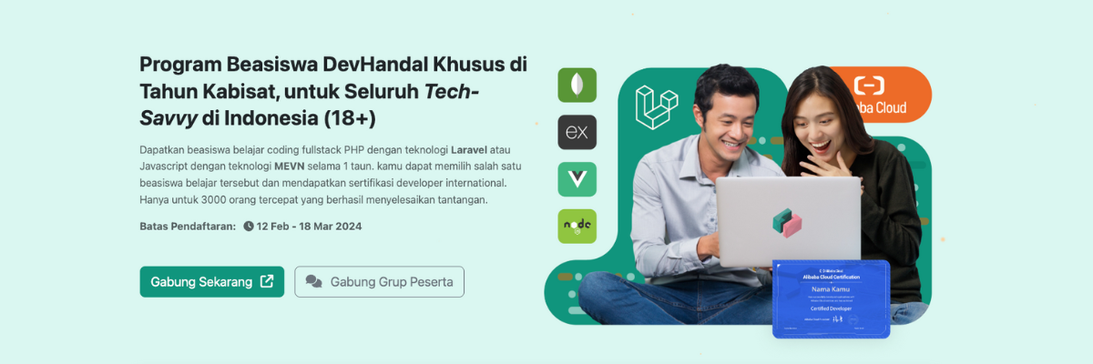 Beasiswa DevHandal KodeBisat