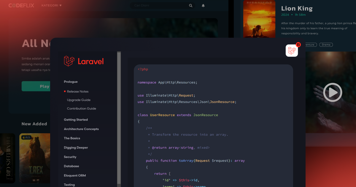 Mengembangkan Sistem Streaming Seperti Netflix Menggunakan Laravel 11