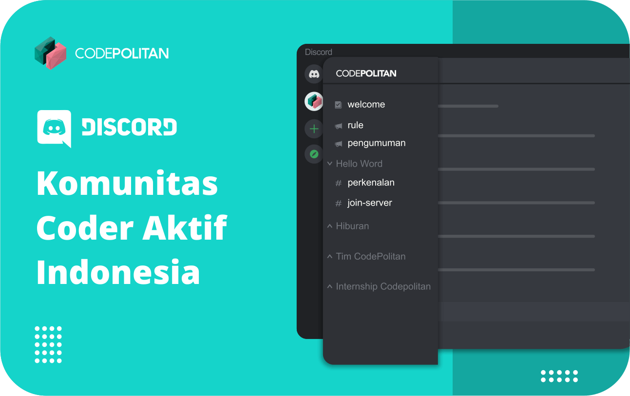 Yuk Gabung Komunitas Discord CODEPOLITAN - CODEPOLITAN